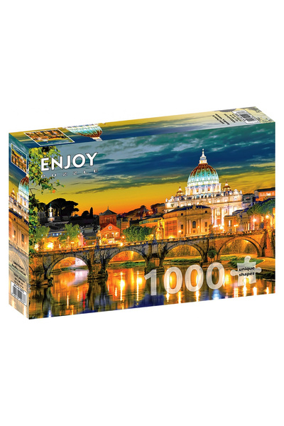 Enjoy Puzzle Puzzle 1000 piese Enjoy – Saint Peter’s Basilica, Vatican