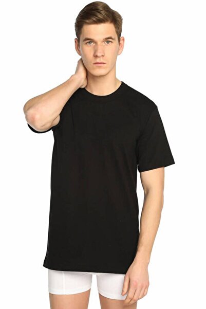 Tutku - Men's Large Size Colorful Crew Neck Undershirt 6-Piece Economical Pac...