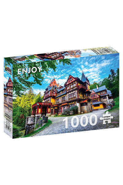 Enjoy Puzzle Puzzle 1000 piese Enjoy – Royal Residence, Sinaia, Romania
