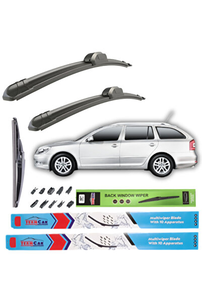 TEAMCAR Υαλοκαθαριστήρες Skoda Octavia II Combi (2009-2013) Πλήρες σετ