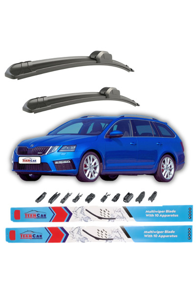 TEAMCAR Υαλοκαθαριστήρες Skoda Octavia III Combi (20172020) Εμπρός σετ