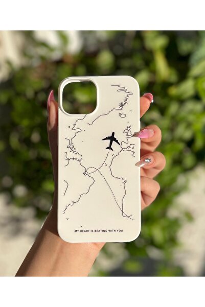 CaseKİdükkan iPhone 13/14 Compatible Silicone Velvet Inside Launch Puffy Patt...