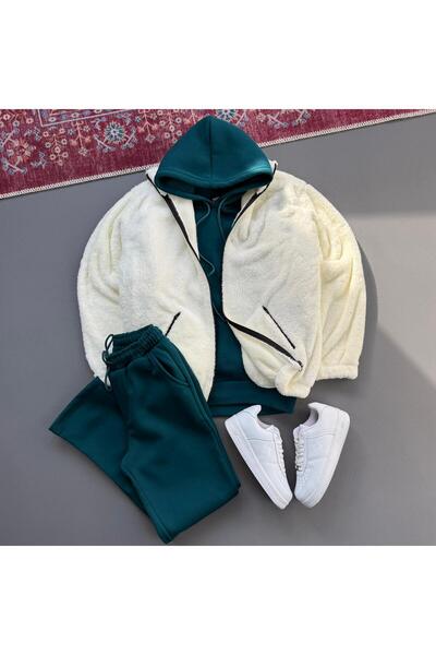 KONSEPT35 Men's 3-Ply Bottom-Up Combination with a Loose-Legged Plush Jacket