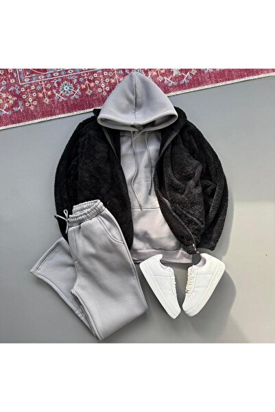 KONSEPT35 Men's 3-Ply Bottom-Up Combination with a Loose-Legged Plush Jacket