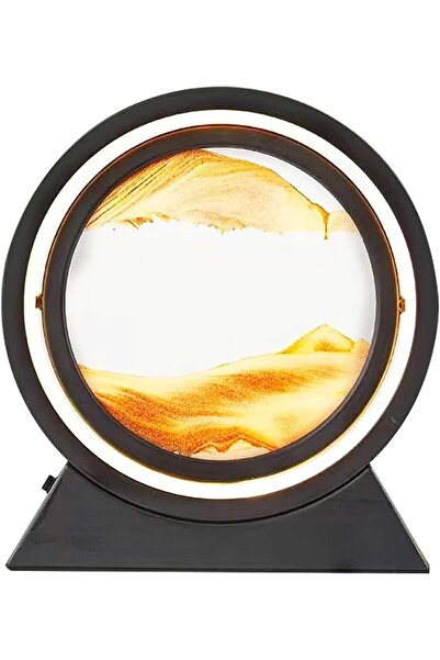 Generic لوحات رملية لمنظر رملي دوار مع 3 مستويات إضاءة قابلة للتعديل