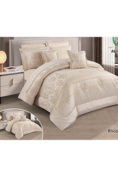 alzawia Roda double bedsheet, puffy microfiber, embossed with a soft and eleg...