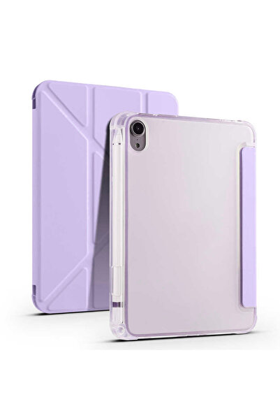 zore Mini 7 (6.Nesil uyumludur.) Kılıf Tri Folding Kalem Bölmeli Standlı Kılıf