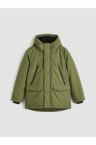 LC Waikiki Green Boy's Puffer Coat
