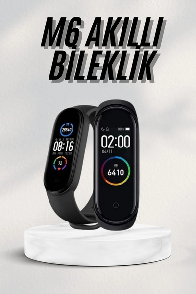 Akıllı Bileklik Android ve İOS Uyumlu Bildirim ve Çağrı Görme Spor Takibi