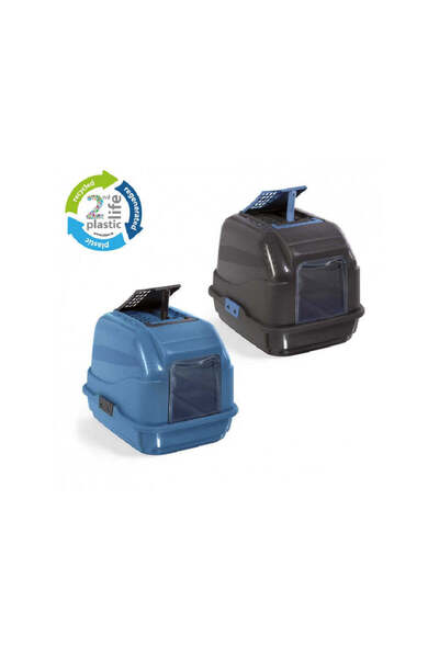 İmac Easy Cat - Hooded Cat Toilets - Second Life Plastic - 50 x 40 x 40cm