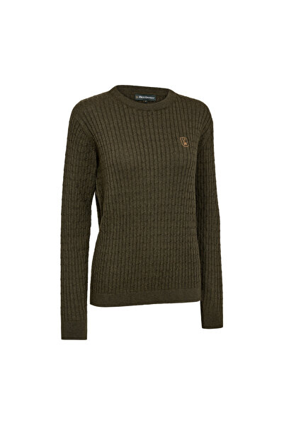 Deerhunter Lady Harrington Sweater, Forest Ember Melange