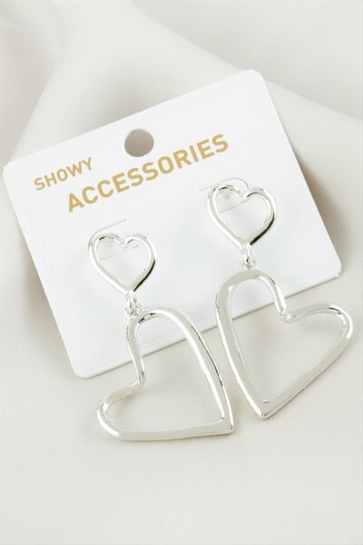 nolva Heart Metal Earrings