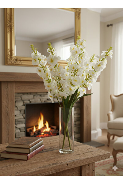 BUKET X Beyaz 5 Dallı Sümbül