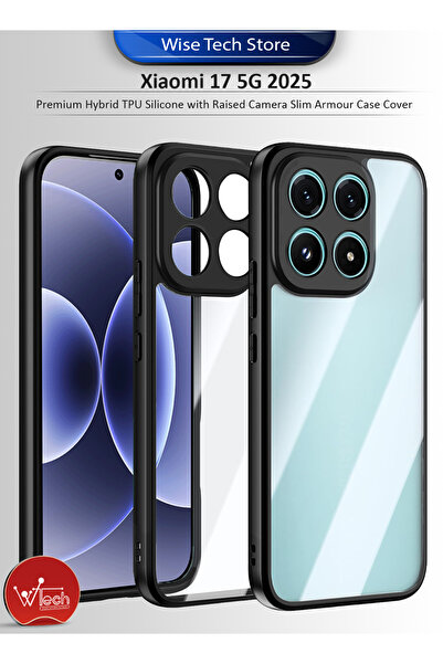 Wtech غطاء حماية نحيف فاخر من السيليكون الحراري المرن (TPU) لهاتف شاومي 17 5G...
