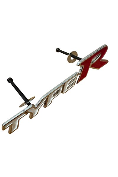 İKTUNING HONDA TYPER YAZILI METAL VİDALI ÖN PANJUR LOGO AMBLEM