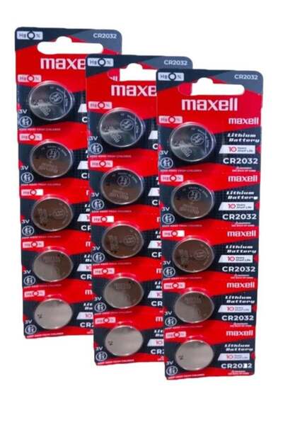no markte Maxell Lithium Battery 15 Pieces Model CR2032 Made in Japan