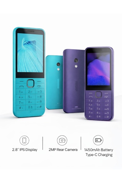 China هاتف محمول ثنائي الشريحة بلوحة مفاتيح، لون أزرق، 235