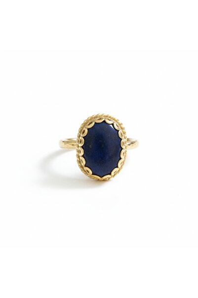 makeitbylove Sultan Lapis Lazuli Bilgelik Taşı Gümüş Yüzük - El Yapımı Antik ...