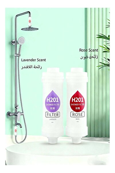 GENERAL قطعتان من فلتر الاستحمام بفيتامين سي