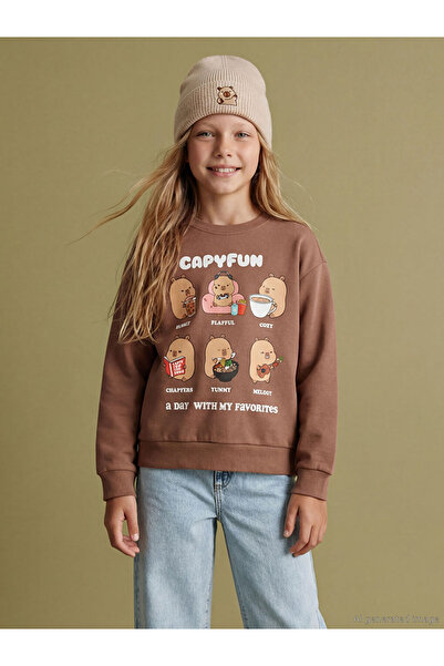 LC Waikiki منتجات فريزن ستور التي لا مثيل لها - سترة سميكة مطبوعة للبنات من I...