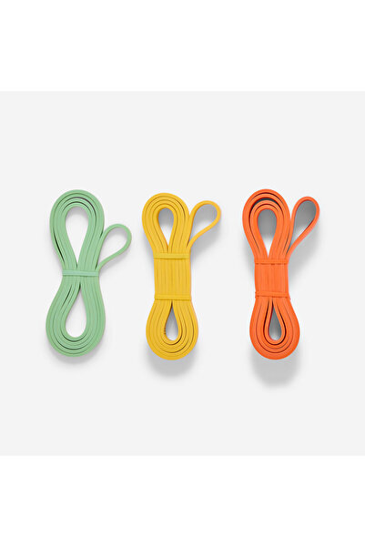 Decathlon Σετ ιμάντων αντίστασης Domyos 3 τεμαχίων - 10/20/30 κιλά