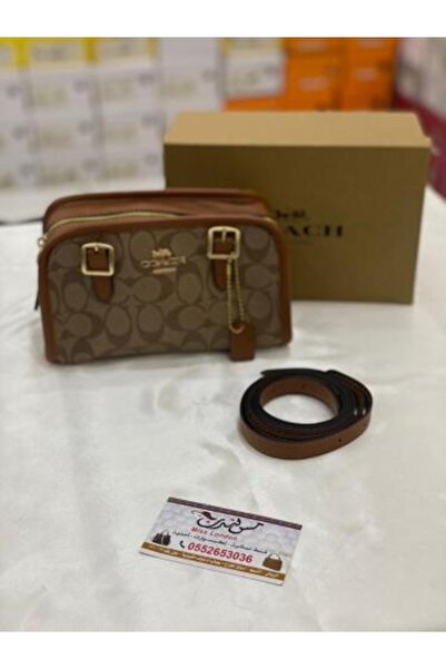 My Coach Beige/Brown Medium Bag 8071
