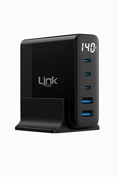 Linktech G862 Premium 5'li Çıkış 140W Süper SI Şarj Adaptörü