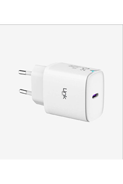 Linktech C310 Safe 25W Hızlı Şarj Adaptörü Beyaz