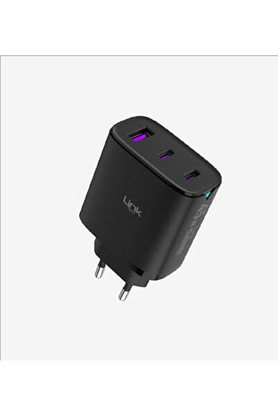 Linktech C317 Safe 3 Çıkış'lı 45W Hızlı Şarj Adaptörü