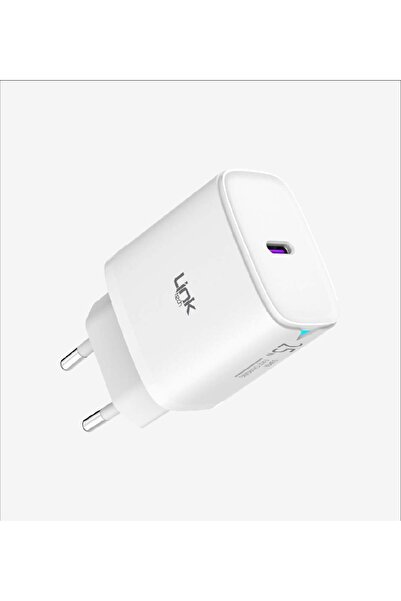 Linktech C310 Safe 25W Hızlı Şarj Adaptörü Beyaz