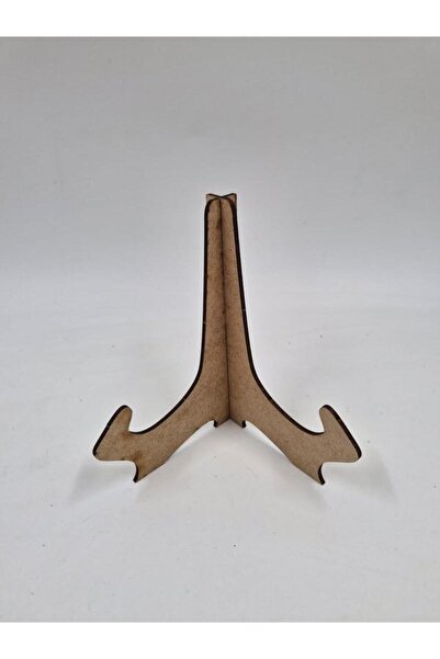 Mu Art Ahşap 10 Pieces Wooden Frame Plate Display Stand Exhibition Foot Desig...