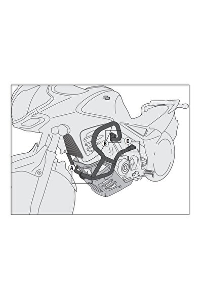 Kappa KN3101 SUZUKI DL 650 V-STROM (11-25) KORUMA DEMİRİ