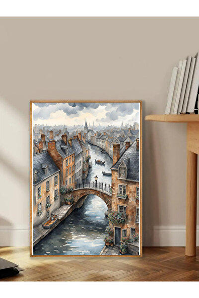 Tuba Decor Еднокомпонентна дървена рамка за трапезария, всекидневна и кухня