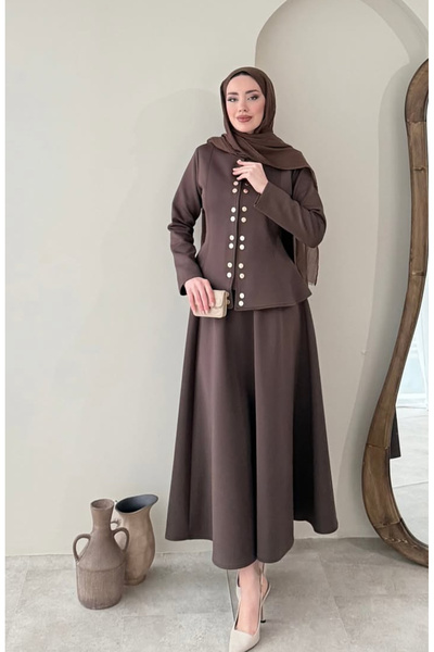 nizzell New Season Premium Quality Scuba Suit with Skirt