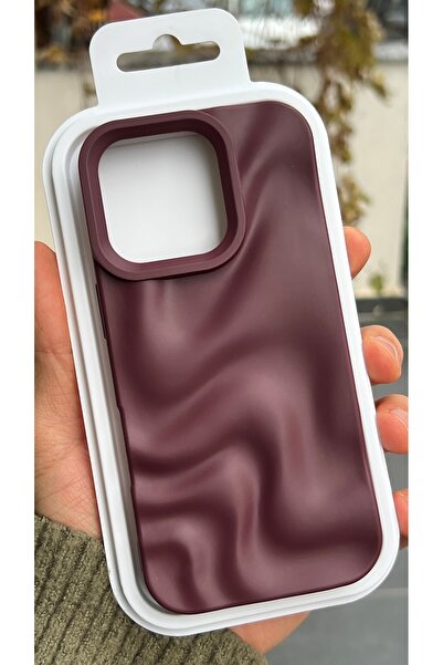 EDELFU iPhone 16 Pro - Wave Pattern Matte Silicone Phone Case – Soft Textured...