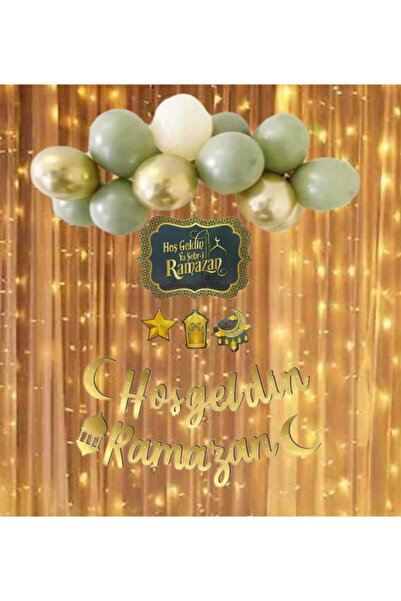 Mini Parti MİNİ PARTY STORE Hoşgeldin Ramazan Yazılı LED IŞIKLI SÜSLEME SETİ