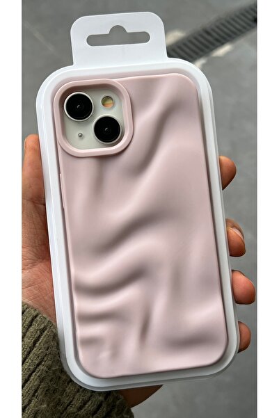 EDELFU iPhone 15 - 14 and 13 - Wave Pattern Matte Silicone Phone Case – Soft ...