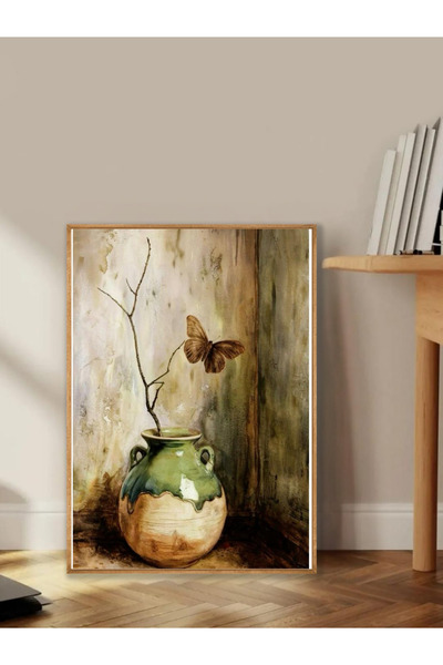 Tuba Decor One Piece Wooden Framed Living Room Hall Kitchen Table