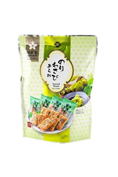 YABANEEZ SEAWEED WASABI RICE CRACKERS (ARARE) "MORIHAKU"