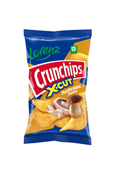 YABANEEZ رقائق البطاطس المقرمشة بالفطر المقطعة على شكل حرف X "لورينز"