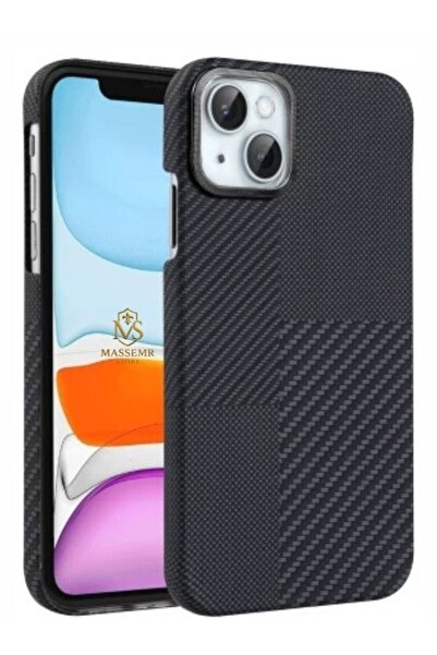 Massemr iPhone 14 Carbon Magsafe Case Strong Magnetic Impact Protection Premi...