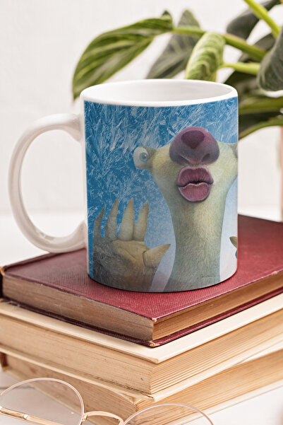 İnci Rüyası Hediyelik Buz Devri Sid ve Sevgilisi Tasarım Kupa Bardak, Sevgili...