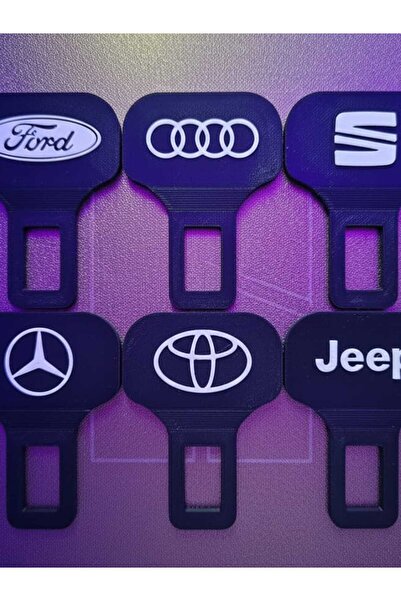 lucien vela Araç Marka Logolu Emniyet Kemeri Uyarı Kesici İkaz Susturucu Apar...