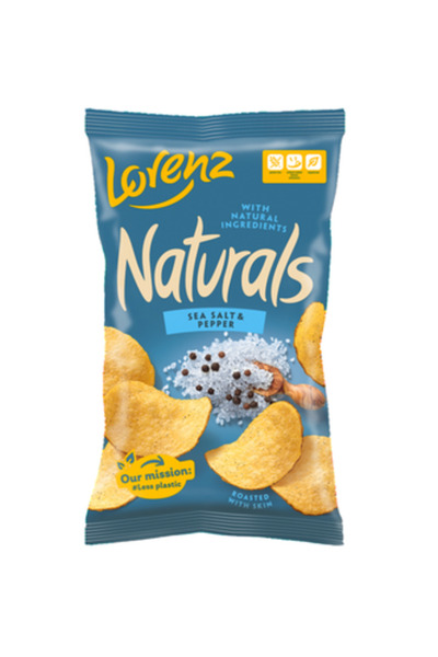 YABANEEZ رقائق البطاطس بنكهة ملح البحر والفلفل (طبيعية) "لورينز"