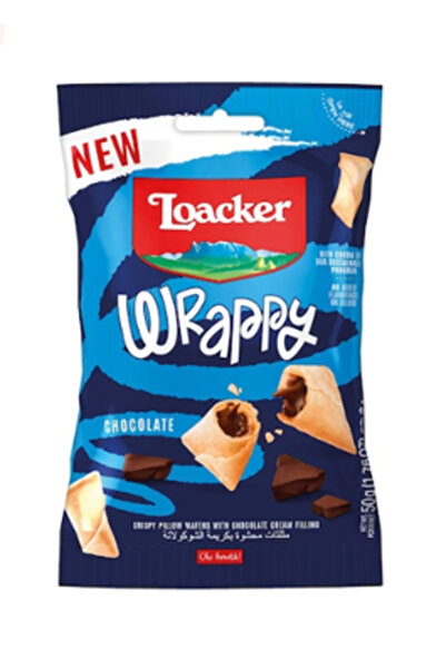 YABANEEZ CHOCOLATE WAFER PILLOWS (WRAPPY) "LOACKER"