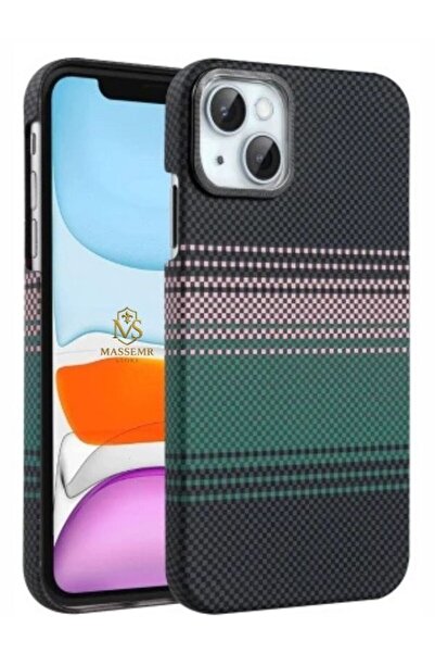 Massemr iPhone 14 Carbon Magsafe Case Strong Magnetic Impact Protection Premi...