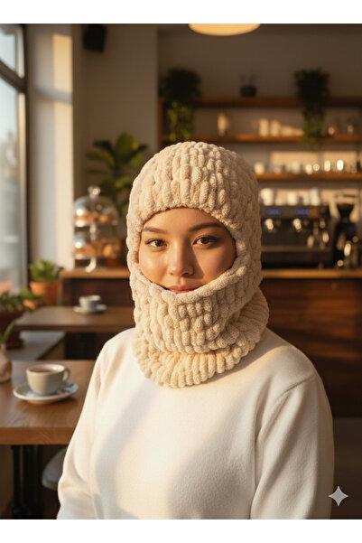 ABAS Handmade Puffy Balaclava Kar Maskesi Bere