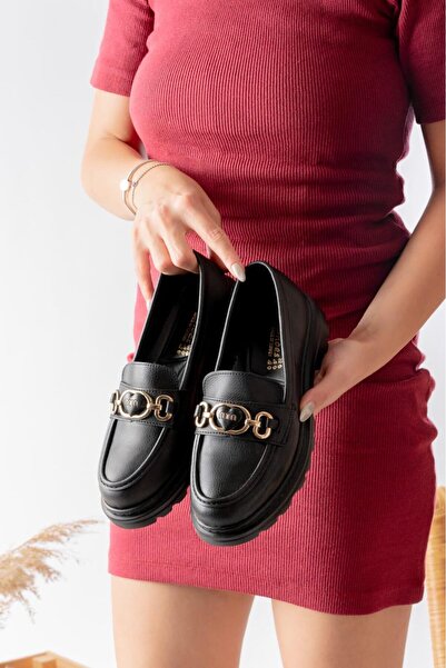 KILIÇ Women's Loafer Shoes Waterproof Stitched