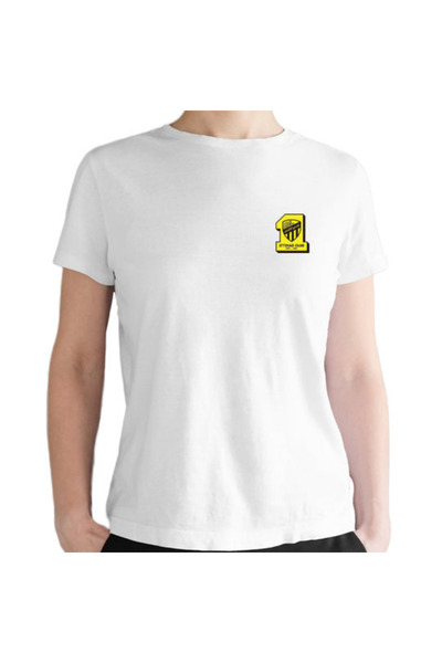 Printoot Customizable Al Ittihad Number 1 Legacy Crest Tigers Fan White Unise...