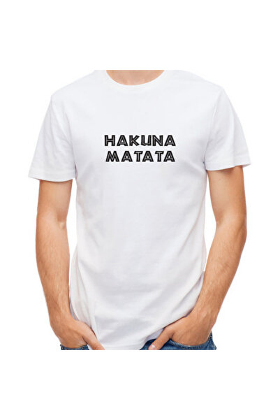 Printoot Customizable Hakuna Matata No Worries Vibes Disney Classic White Uni...